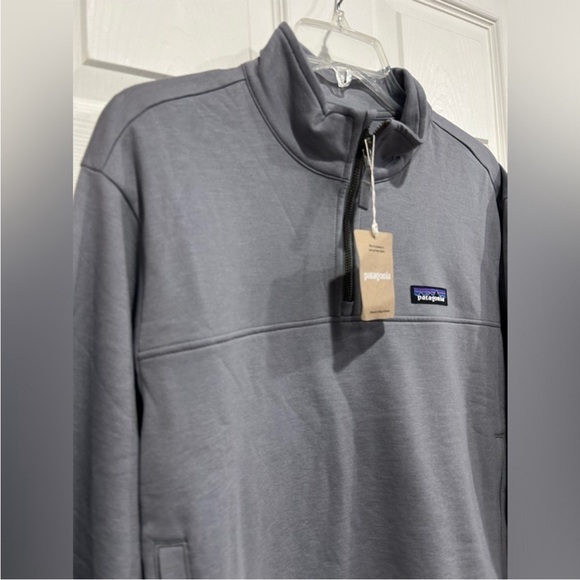 Patagonia Women's Medium Ahnya 1/4 Zip Pullover Noble Grey Jacket NWT - Picture 2 of 7